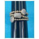 Sz.6 Sterling Silver Ring 3.90 Grams