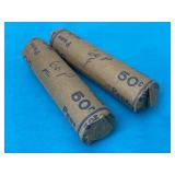 (2) 1960 Penny Rolls