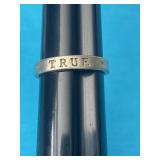 Sz.7 Sterling Silver True Love Waits Ring 2.55