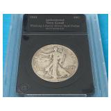 1941 Walking Liberty Silver Half Dollar