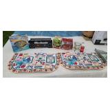 Cassette stereo  survivor game  corner plant