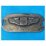 Sterling Silver Military Tag 8.81 Grams