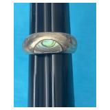 Sz.6.5 Sterling Silver Ring 5.66 Grams