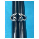 Sz.6 Sterling Silver Adjustable Ring 3.11 Grams