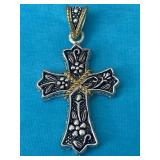 Sterling Silver Cross Pendant 4.80 Grams