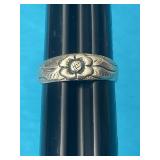 Sz.6 Sterling Silver Ring 1.94 Grams
