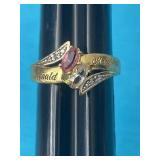 Sz.6 Sterling Silver Ring 4.00 Grams