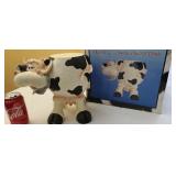 Cow Flower Pot Stand