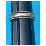 Sz.6.5 Sterling Silver Ring 2.56 Grams