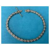 7in. Sterling Silver Bracelet 10.15 Grams