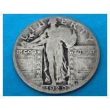 1929 Standing Liberty Silver Quarter