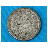 1913 Ten Cent Netherlands Coin