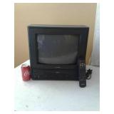 Samsung TV Built in VHS Player& REMOTE
