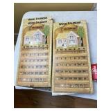 New in Box Wooden Calendar