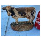 Cast Iron Cow Door Stop