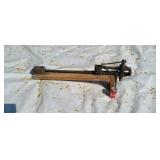 Old black Smith 3 1/2" leg vice made in