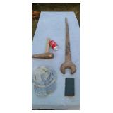 Railroad cold shot. Switch wrench. 1916 Railroad