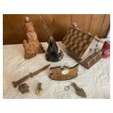 Western Clock, Bird House & More