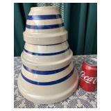 Stoneware Mixing Nest Bowls