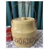 Stoneware Cookie Jar Monmouth IL.