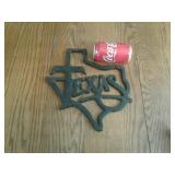 Texas cast iron trivet