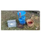 BREAD BOX, TIERED STAND, BASKET