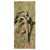 Horse drawn strawberry  plow.