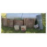 Feeders & rubber mat.