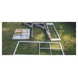 Old wood windows & wood arcticial.