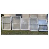 House windows  3. 57"X 37 1/2"  2 65"X41 1/2"