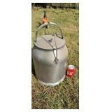 Stainless steel 5 gallon milk bucket