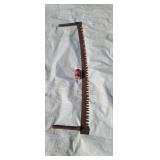 Old cross cut saw.
