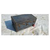 Old steamer trunk.
