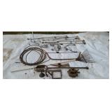 Old tools truck mirrors pipe threader postal