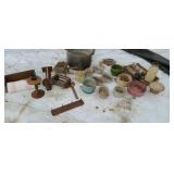 Stainless stock pot  stoneware.