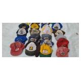 Old advertising caps.