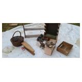 Gun rack basket & more.