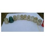 Old glass insulators.