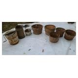 Old White Mountin ice cream freezer  baskets.