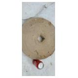 Sand stone grinding wheel.