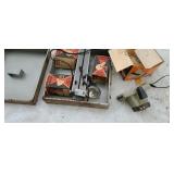 Old pollard camera & photo lights.