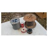 SPOOLS OF WIRE, ETC