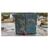 OLD METAL WALL CABINET
