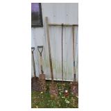 Dynamite auger shovels  Railroad shovel.