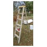 Aluminum step ladder.