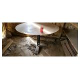 Round 48" commercial dinning table.