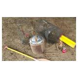 Boat oar fish traps  boat weight. Fish gig.