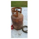 Propane tank 3/4 full.