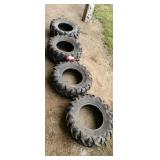 Like new tires for four wheeler/ UTV.