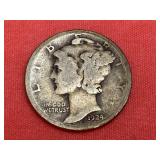 1924 Mercury Silver Dime